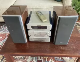 Xr-m99 Aiwa Mini Stereo And Cd System Vintage