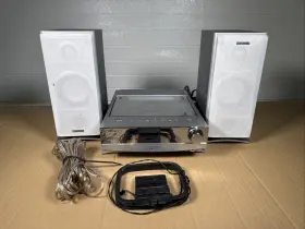 Sx-lx77 Aiwa Xr-x77 Am/fm Cd Stereo System With Speakers - Tested Works No Remote