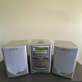 Cx-lm131u Aiwa Xrm131 Vintage Compact Disc Stereo System With Am/fm Tested
