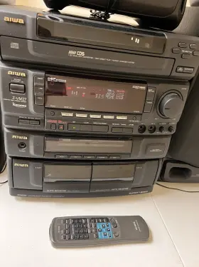 Z-vm27 Aiwa Vintage Fm Cd Cassette Compact Stereo System For Parts Only #2