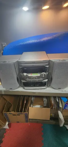 Ms600 Akai 3 Cd Changer/dual Deck Stereo Error No Remote
