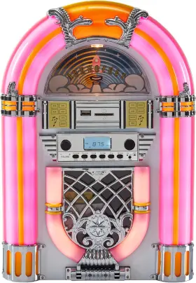 Ar04 Audio Athena Mini Jukebox/tabletop Cd Player/bluetooth Speaker/radio/usb And Sd Card P #2