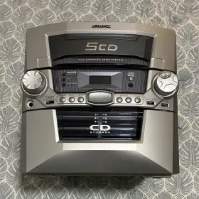 Cd1072 Audiovox Needs Repair - 5-cd Changer Home Audio System Am/fm Stereo