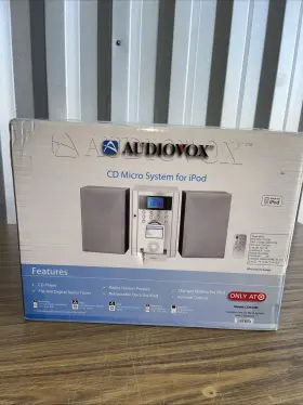 Cd6228i Audiovox Cd Micro System For Ipod Fm/am Radio Nib