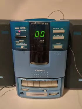 Ce503b Audiovox Stereo Am Fm Radio Cd Cassette Recorder #3