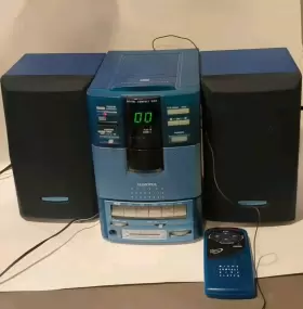 Ce503b Audiovox Stereo Am Fm Radio Cd Cassette Recorder