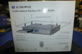 Kc2110b Audiovox New Undercabinet Kitchen Cd Clock Radio Am/fm Digital G1