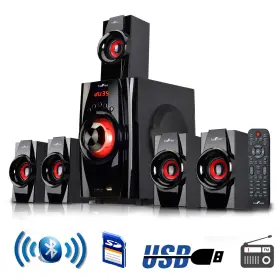 Bfs-410 Befree Sound Bluetooth Home Stereo System With Usb And Sd Slots Red