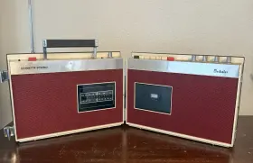Crh-504 Belair Vintage Rare Solid State Model Foldable Am/fm Cassette Read