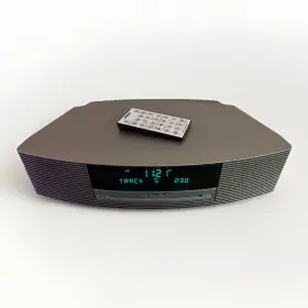 044417c12606754ac Bose Wave Music System Remote Silver Am/fm/cd Aux Radio Player Digital Tested