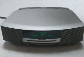 Bose 044417c18060648ac Wave Iii Music System Silver Am/fm Cd Alarm Clock Radio With Remote Works