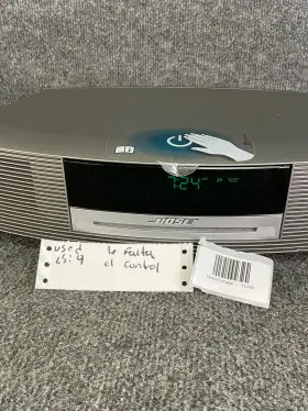 055436931890489ae Bose Wave Music Iii Stereo Am/fm Radio Alarm Clock Cd Player In Titanium Silver #3