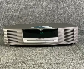 055436931890489ae Bose Wave Music Iii Stereo Am/fm Radio Alarm Clock Cd Player In Titanium Silver