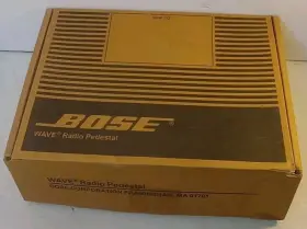 266508 Bose 2003 Wave Radio Auxiliary Pedestal Platinum White Model Awacph