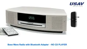 32156 Bose Wave Radio With Bluetooth Music Adapter - Cream White