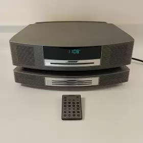 343178-1310 Bose Wave Music System Iii Titanium Silver With Extras #2
