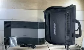 350496-1100 Bose Acoustic Wave Music System Ii With Bag Manuel Power Cord And Remote Tested