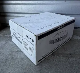 350496-1200 Bose Vtg New Wave Music System I Ii 3-disc Multi-cd Changer Platinum