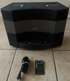 352752-1100 Bose Acoustic Wave Ii Radio/cd Player W 5 Cd Changer And Remote- Serviced - Great