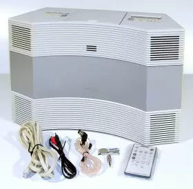 352752-1200 Bose Pro Serviced Minty Acoustic Wave Ii Radio/cd W Remote White Guaranty