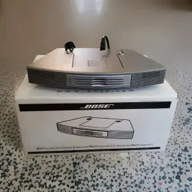 044418 Bose 37755 Wave Music System Multi Cd Changer Titanium Silver In Box