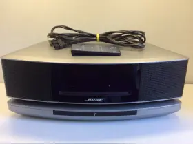 Bose 417788-ivr Wave Soundtouch Iv Music System Bluetooth Cd Remote Pedestal Silver