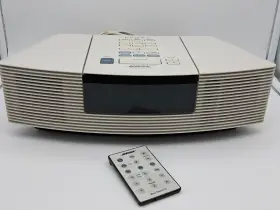 Awr1-1p Bose Wave Radio Cd With Remote White Tested Works Great Clean Fast Ship