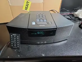 Awrc3g Bose Wave Radio Cd With Remote Control And Awacpr Pedestal Aux Base #2