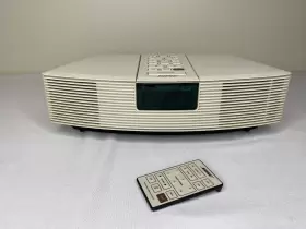 Awri-1w Bose Wave Radio Am/fm Alarm Clock With Remote Works