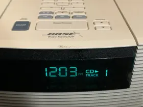 Awric-1p Bose Awrc1p White Portable Corded Electric Am/fm Wave Radio Cd Player Tested #2