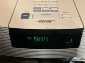 Awric-1p Bose Awrc1p White Portable Corded Electric Am/fm Wave Radio Cd Player Tested #3