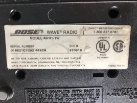 Awwr1-1w Bose Wave Radio Model Awr1-1w Alarm Clock Tested Works Great #2