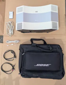 H062325 Bose 0003 Acoustic Wave Music System Ii Am/fm Radio Cd Player With Bag Remote And Cables