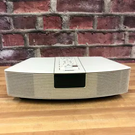 Bose R.4 B 20260409 Kg.16 Awr1-1w Acoustic Wave Clock Radio Off White/beige No Remote Sounds Great
