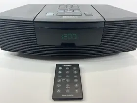 Radio-awrc-1g Bose Wave Radio And Cd Player Alarm Clock With Remote Black #2