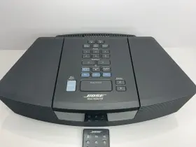 Radio-awrc-1g Bose Wave Radio And Cd Player Alarm Clock With Remote Black