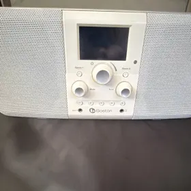 Aq0002887 Boston Acoustics Horizon Duo-i White Am/fm Clock Radio Ipod Dock Aux Input