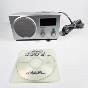 Xs4b033271 Boston Acoustics Recepter Radio Am/fm Dual Wake Up Alarm Clock With Cd Manual