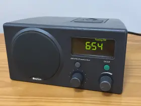 Yf5d021633 Boston Acoustics Recepter Am Fm Dual Alarm Clock Radio Tested Works Great