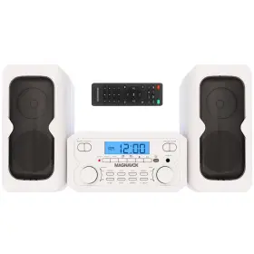 Branded 731398435036 Home Stereo System With Bluetooth Cd Fm Radio Remote Shelf Audio Bookshelf Black