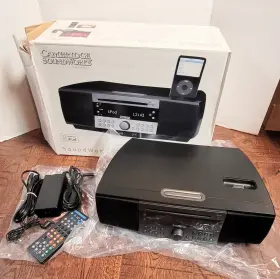 765i Cambridge Soundworks I765 Audio Cd Am/fm Ipod Dock Clock Radio And Remote