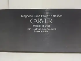 M-0.5t Carver Amp Faceplate With Handles Spacers And Hardware #2