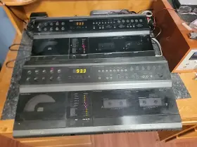 Ms6025ca Casio Stereo Cassette Cd Player Lot Of 2 For Parts Or Restore