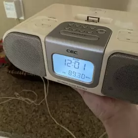 Scd1501i Cec Awr1-1w Hifi Radio Clock Read Below No Remote #2
