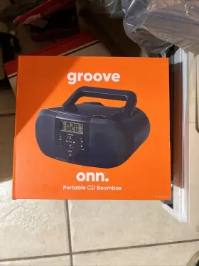 Cht Wholesale Llc 194346005291 Onn. Portable Cd Boombox With Digital Fm Radio Navy