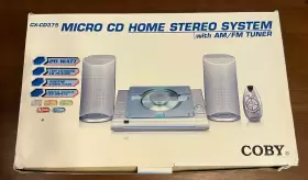 Cx-cd375 Coby Ck-cd375 Nib 20 Watts Cd Stereo System With Am-fm Tuner Speakers And Remote #3