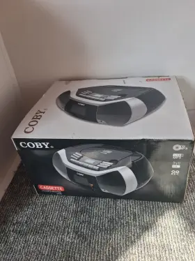 Coby Mpcd-102 Boombox Cd Cassette Player Am/fm Radio Usb Mp3 Aux New Openbox