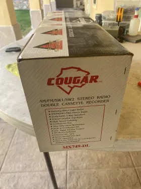 Mx749-dl Cougar Vintage Boombox Discolite Radiorecorder Disco Light Bulb No Lasonic #3