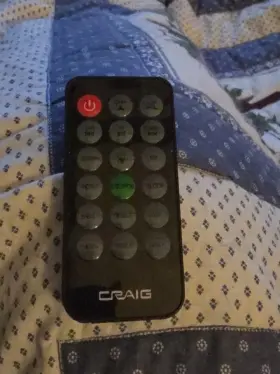 Craig Cht923rc Genuine Oem Original Remote Control Black Tested