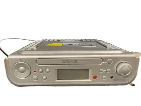 Ckr1307 Craig Undercabinet Cd Player System With Am/fm Clock Radio Bl